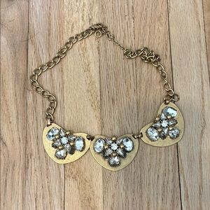Gold J Crew Statement Necklace